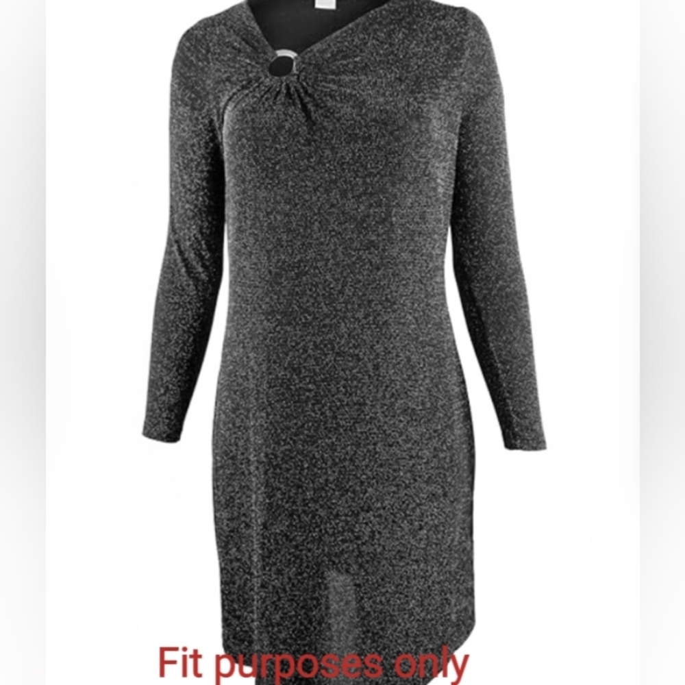 Michael Michael Kors Black Metallic Dress